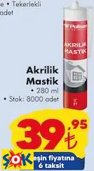 POLİSAN AKRİLİK MASTİK